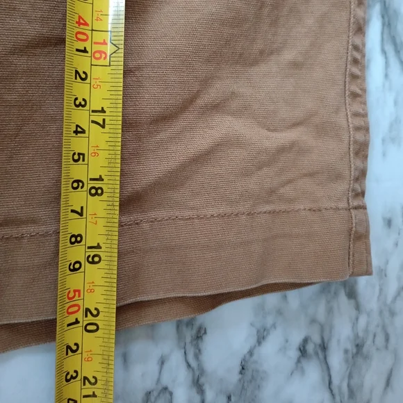 GH Bass Khaki Shorts Cotton Cargo Size 33 - Picture 7 of 9